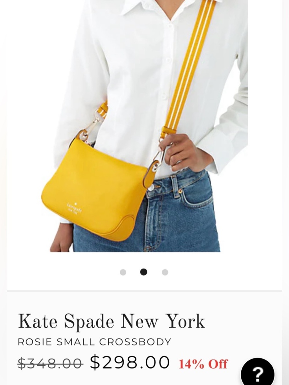 Kate Spade Rosie Small Crossbody Bag - Picture 3 of 7